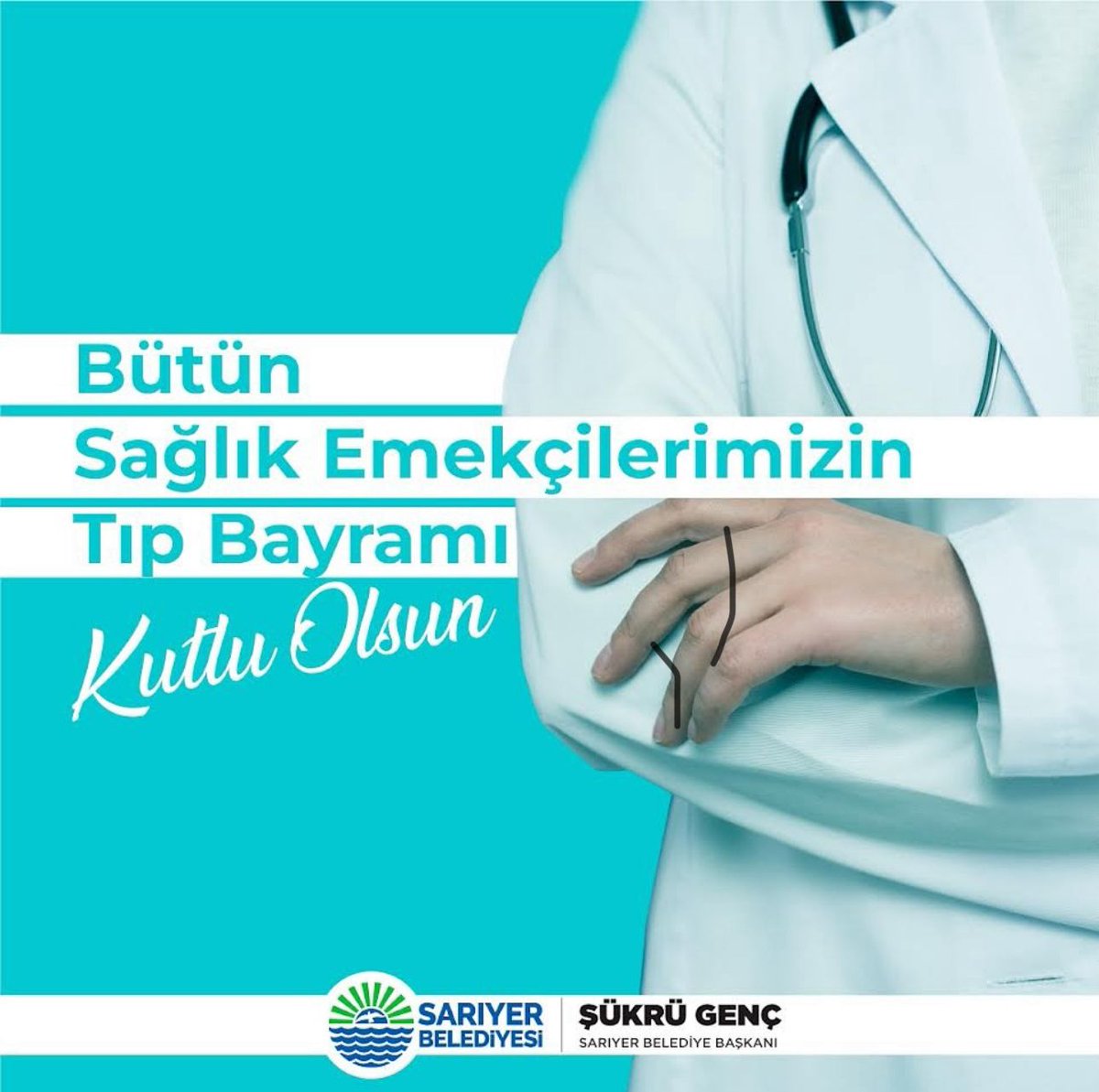 Tıp Bayramı, sağlık çalışanlarının değerini bir kez daha hatırlattığı, onların kahramanlıklarını kutladığımız özel bir gün. Günün her saati, her koşulda bizim için orada olan gerçek kahramanlarsınız. Sizin sayenizde umut var, sağlık var. Minnettarız, varlığınızla gurur duyuyoruz!
