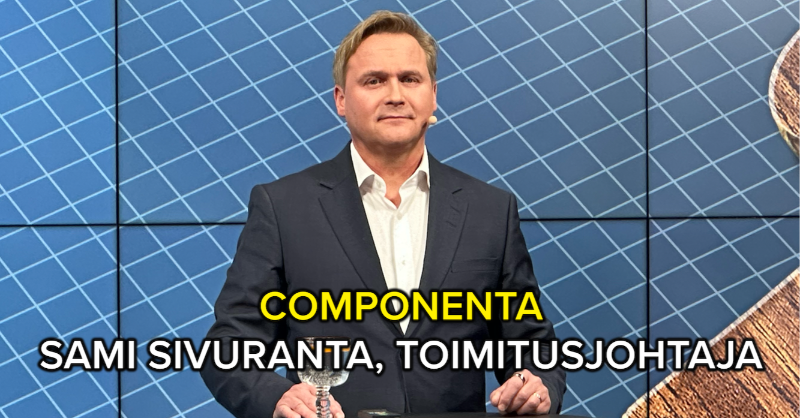 Inderes's tweet photo. Toimitusjohtaja Sami Sivuranta kertoo konepajateollisuuden sopimusvalmistaja Componentasta sijoituskohteena. 💙 #Sijoittajapäivä #Componenta