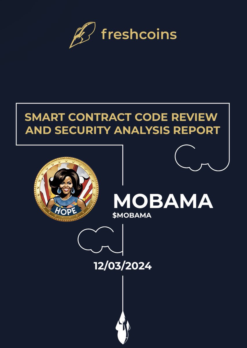 Crypto_Whale420's tweet photo. #MOBAMA Coin Ⓜ️ Pre-sale is live! https://t.co/ZEG0UyKqy2 $0.002
Thank you @pinkecosystem
#Polifi #altcoinseason is coming!
Website https://t.co/ZEtfOkRc46
Successful Audit! ✅ Thank you @FreshCoinsIo
Telegram https://t.co/y3AUFyz6aE https://t.co/gAcNlAWOBw