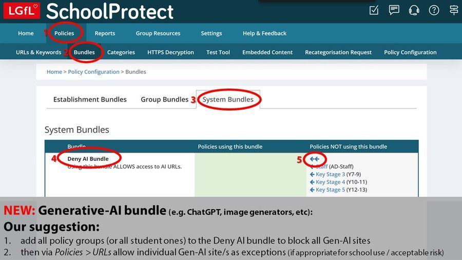 Is your school on our updated filtering system, SchoolProtect? ✅ Did you know we now have an AI bundle you can utilise?⬇️⬇️⬇️⬇️ ❌ Email schoolprotect@lgfl.net to migrate across ASAP ➡️ schoolprotect.lgfl.net @LGfL @johnjackson1066 #OnlineSafety