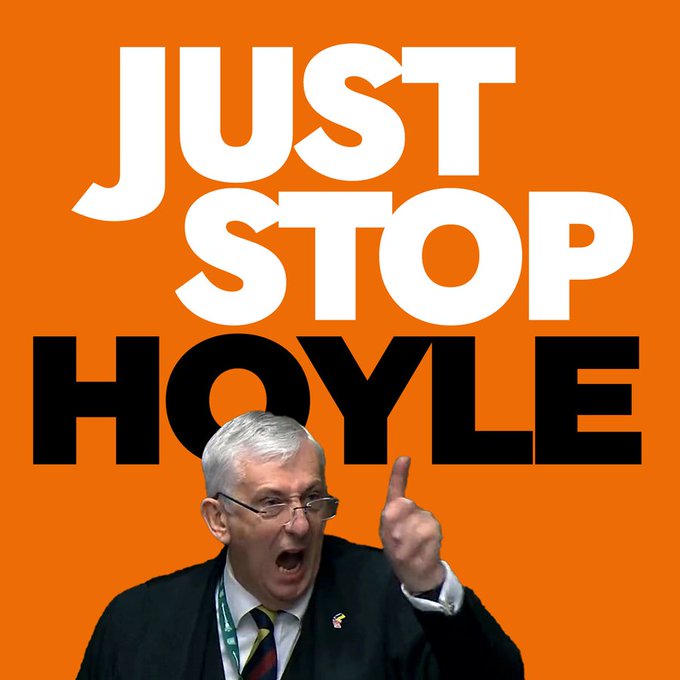 After allowing the Starmer to scupper an SNP motion for a ceasefire in Gaza. Now refusing to let Diane Abbott speak about the racism she has suffered. Hoyle should now resign, he has brought shame to the role and is not fit to be speaker. @LindsayHoyle_MP #JustStopHoyle