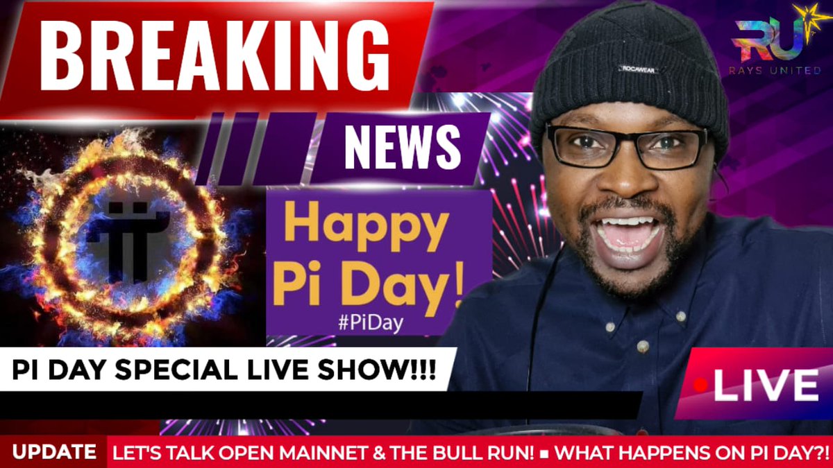 _raysunited's tweet photo. ๐จ๐จ PI NETWORK IS 5 YEARS! ๐ฅณ ๐ ๐ ๐พ ๐ฅ โ LET'S TALK OPEN MAINNET & BULL RUN โ P'IOUs PRICE SURGE โ WHAT HAPPENS ON #PiDay? ๐จ๐จ
Live at 8:45 pm UTC via the link below: ๐๐พ๐๐พ๐๐พ๐๐พ๐๐พ๐๐พ๐๐พ๐๐พ๐๐พ๐๐พ
https://t.co/C8OCDQdTo6
Pi Network: https://t.co/NzcBw0Irnq
#PiNetwork #PiDay2024 #PiMainnet #PiKYC #PiMainnetMigration #WhatIDoForPi #PiUtility #Mainnet #KYC #PiLockup #PiBlockchainExplorer #PiApps
