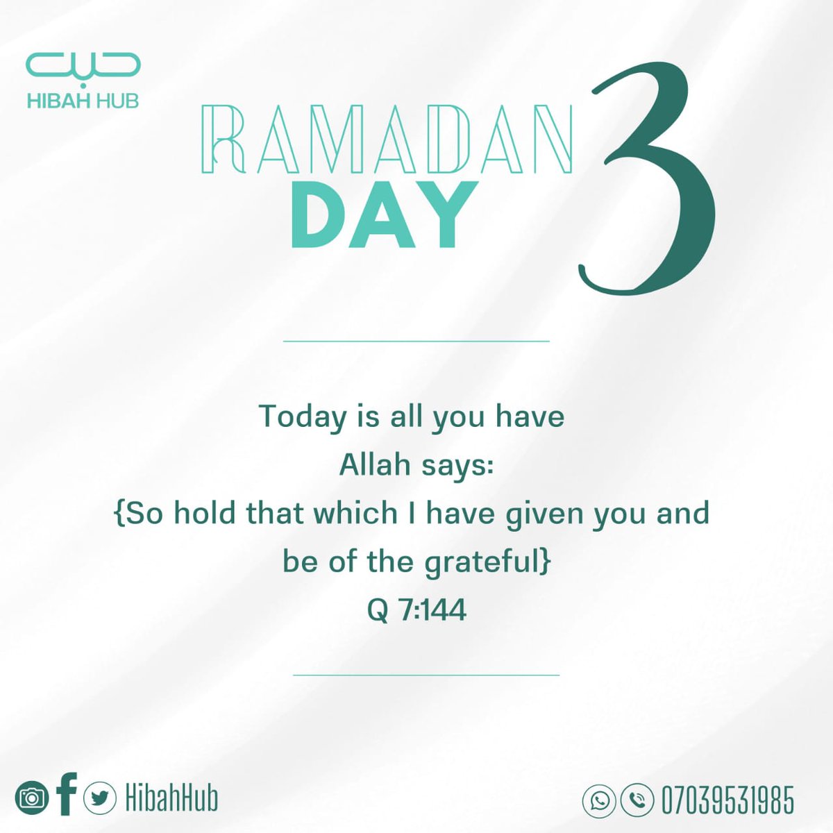 hibahhub's tweet photo. Ramadan Mubarak
TaqabalaLahu minee wa minkum
#ramadanday123 #ramadanpost #ramadan #hibahhubgiftitems #hibahhub https://t.co/68xjFYEhZt