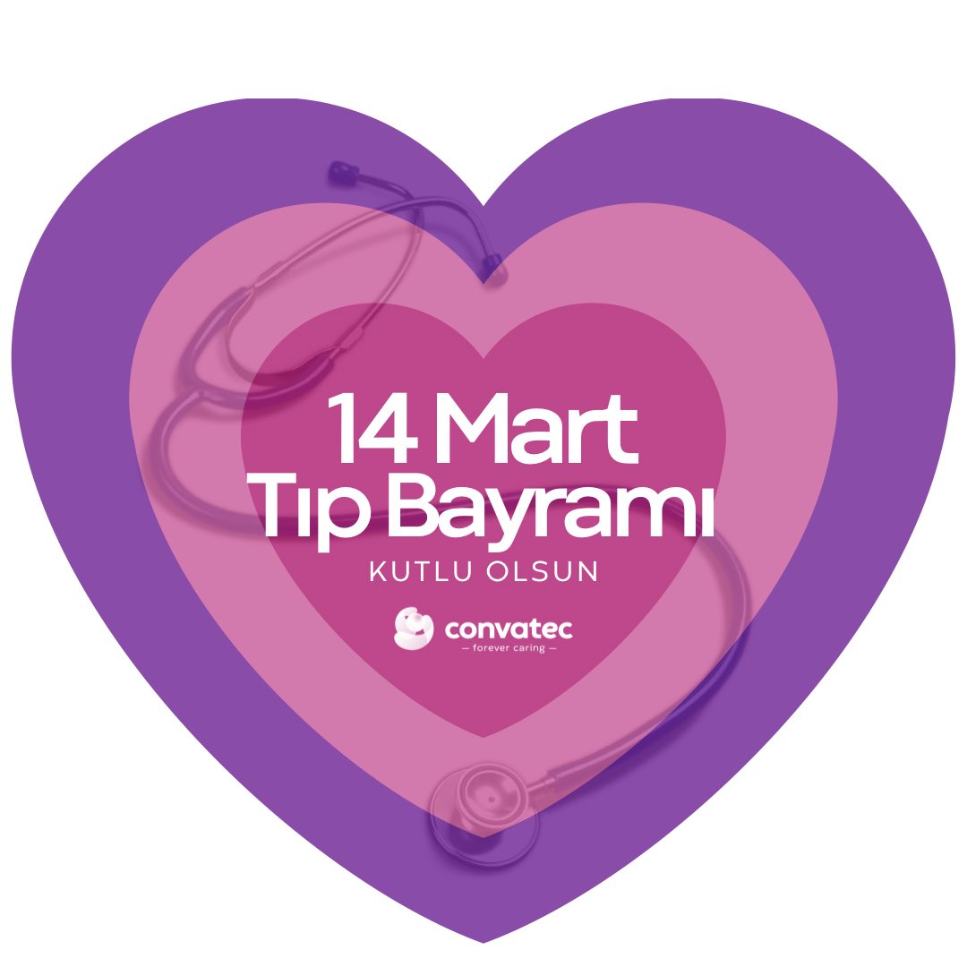 Sağlıklı bir toplum için emek veren tüm sağlık çalışanlarımızın 14 Mart Tıp Bayramı kutlu olsun! 💜

#14marttıpbayramı #convatec #forevercaring