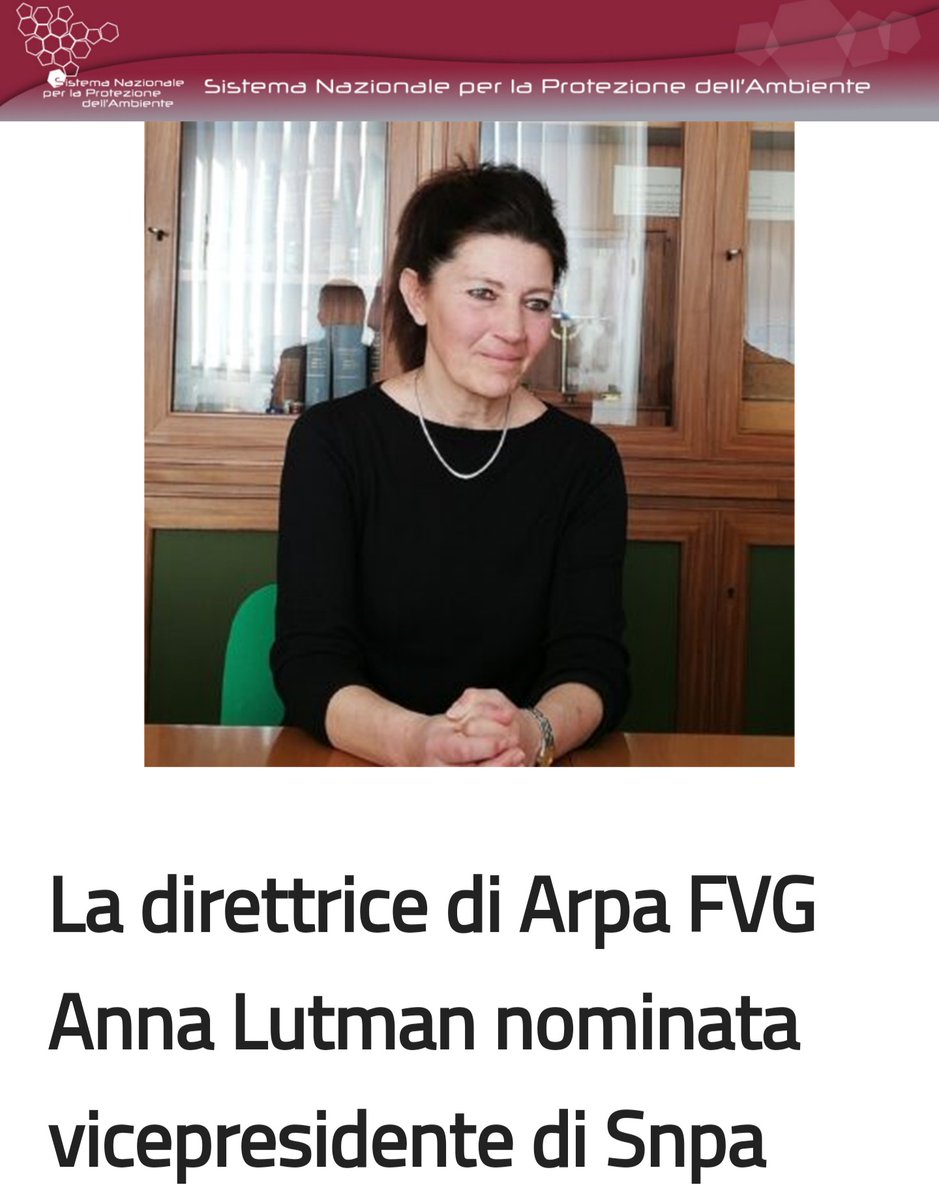 ArpaCalabria's tweet photo. #Arpacal augura buon lavoro alla nuova vicepresidente #Snpa Anna Lutman
https://t.co/3F7Eg5kXit https://t.co/gaD3lU5zfE
