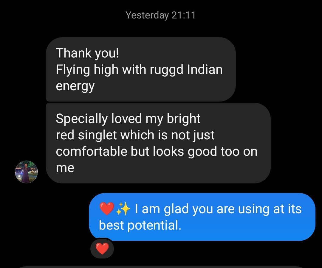 ruggdindian's tweet photo. We have been collecting feedback for all our products, Women's Active Comfort Vest is genuinely loved amongst all the lady #runners. We have heard people screaming awesome from the other side of the call, thanks for the love ❤
#runningindia #ruggdindian

https://t.co/2TeTJVnsYE https://t.co/7ff6aITdW7