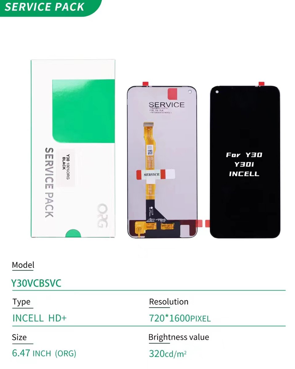 HFlycdi's tweet photo. SERVICE ORG  Y30/Y30i  𝑺𝒄𝒓𝒆𝒆𝒏 
​Incell HD+
#vivoY30 #y30lcd #MobileScreen #COMBO #lcdscreen #lcdscreen #lcddisplay #lcdreplacement #LCDRepair https://t.co/rK0vfa6vlx