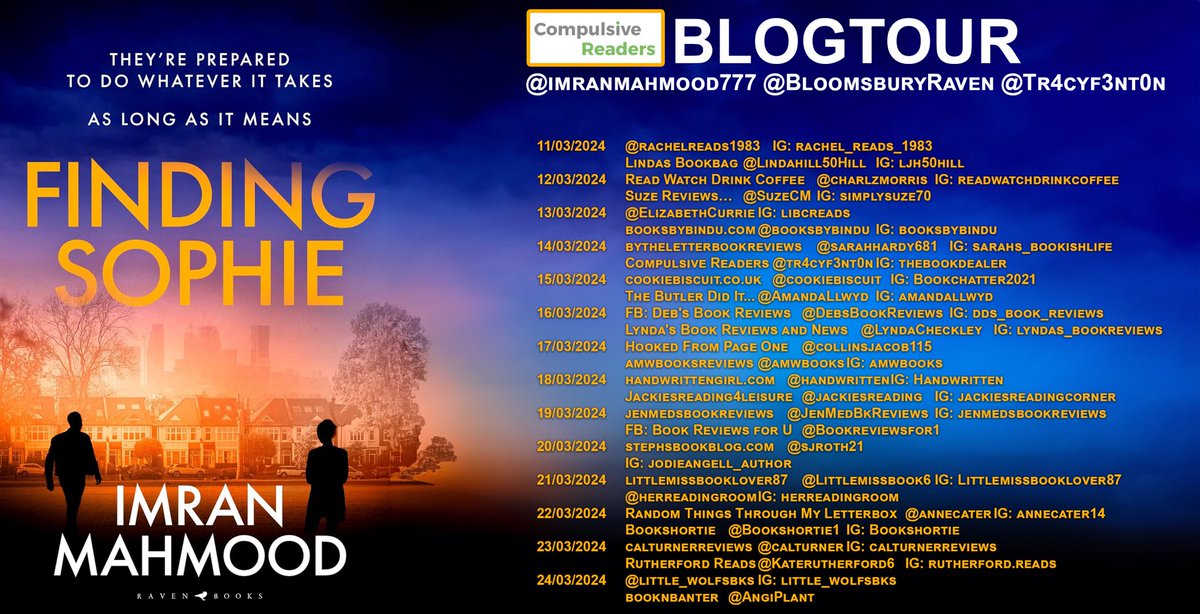 A compelling blend of thought-provoking mystery and courtroom drama - my review of #FindingSophie by @imranmahmood777 is over on Instagram for my stop on the #BlogTour 

instagram.com/p/C4eUgxuIatJ/…

@BloomsburyRaven @Tr4cyF3nt0n