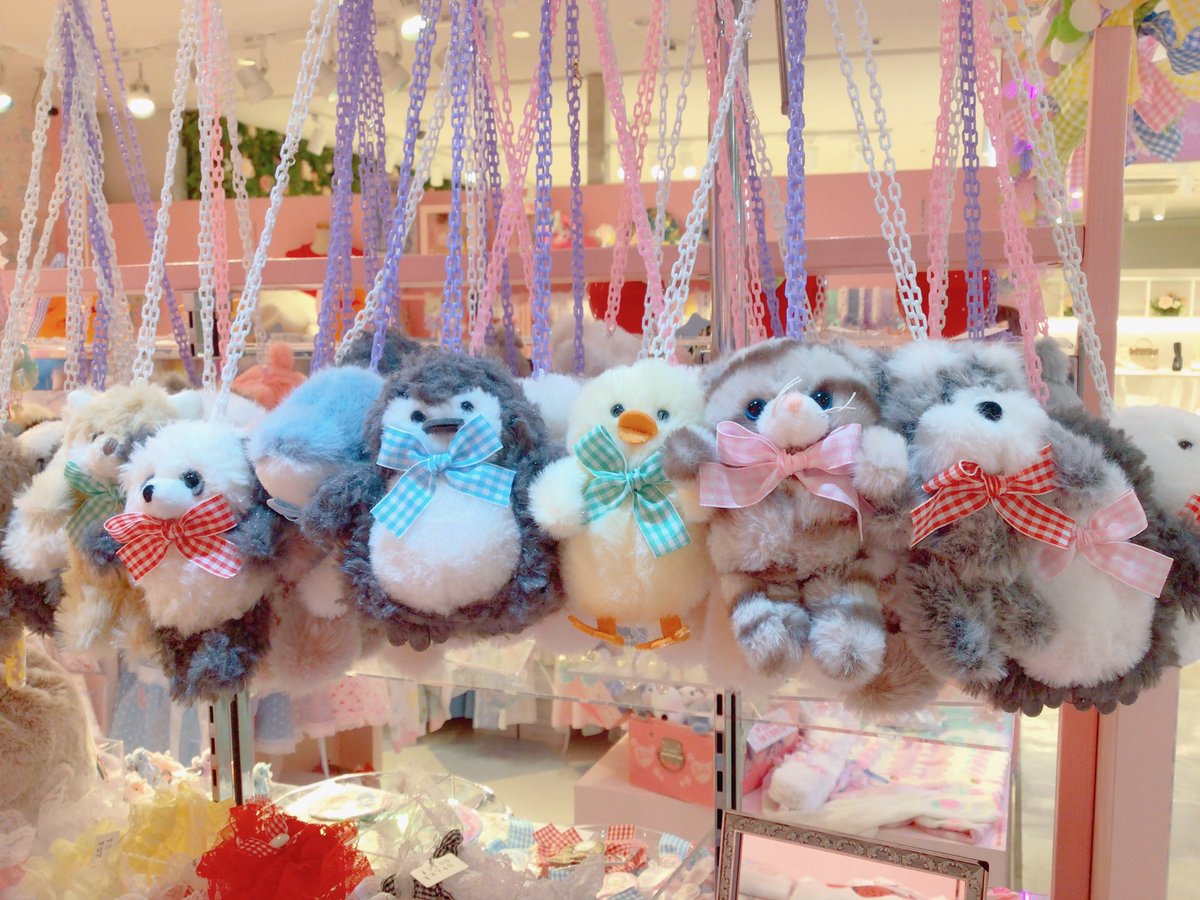 ぬいぐるみネックレスも再入荷しました❣️ 人気の子も今なら全員い
