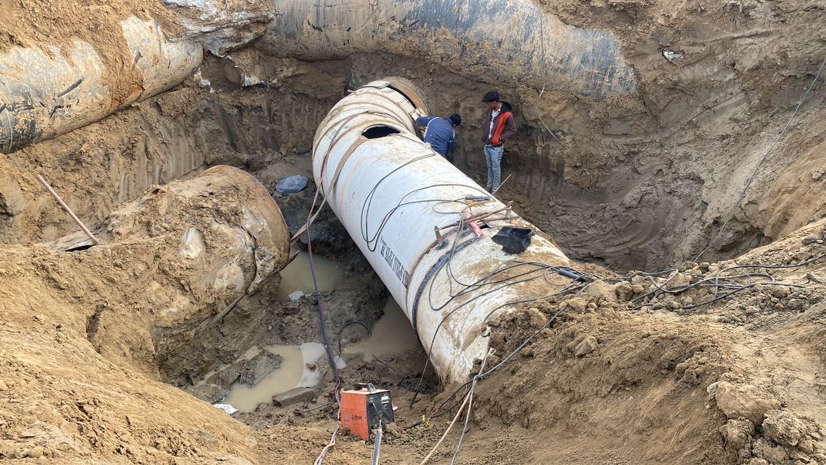 Work pertaining to maintenance at WTP Chandu Budhera & shifting of pipeline at Dwarka Expressway, are in progress. Water supply from WTP Chandu is expected to be resumed within 3 hours. We thank citizens for their cooperation during this period. @DC_Gurugram @MunCorpGurugram