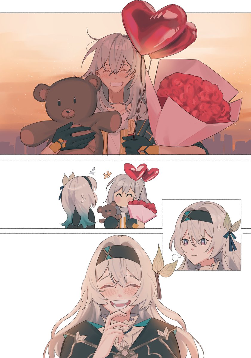 HonkaiSR_france's tweet photo. Stelle &amp; Firefly  🩷!!!

©️Eli 🎲⏳🎼
#HonkaiStarRail #Firefly #Penacony #崩壊スターレイル #HonkaiStarRailArt #HSRFanart #ホタル #スターレイル #Firefly #FireflyHSR #Steltaru #流萤 #Whiteday https://t.co/04VXOMv2lb