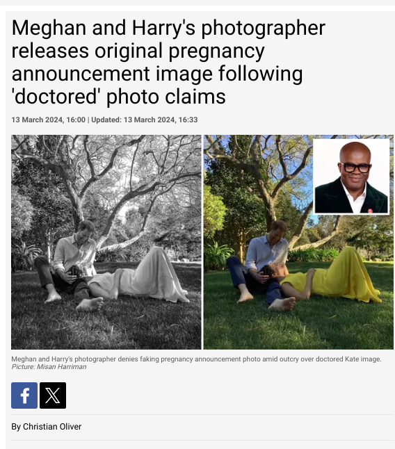 nomoremonarchs's tweet photo. What a contrast!

After allegations of major editing, Misan Harriman released his original photo to disprove them.

After similar allegations, 'prince' William is refusing to release his original photo. What is he hiding?

#PhotoGate #FakeyKatie #PrinceWilliamEXPOSED #WhereIsKate https://t.co/tFn8DmZXk1