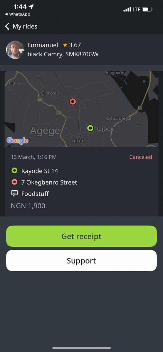 iphhy's tweet photo. @dammiedammie35 Kindly repost pls 🙏🏽
This man Okoronkwo Emmanuel Emeka is a @inDrive driver that was meant to deliver a Ramadan food package yesterday.
He picked up , canceled the ride as soon as he left my side and no one has heard from him since yesterday afternoon . https://t.co/mB1Z9HOhpU