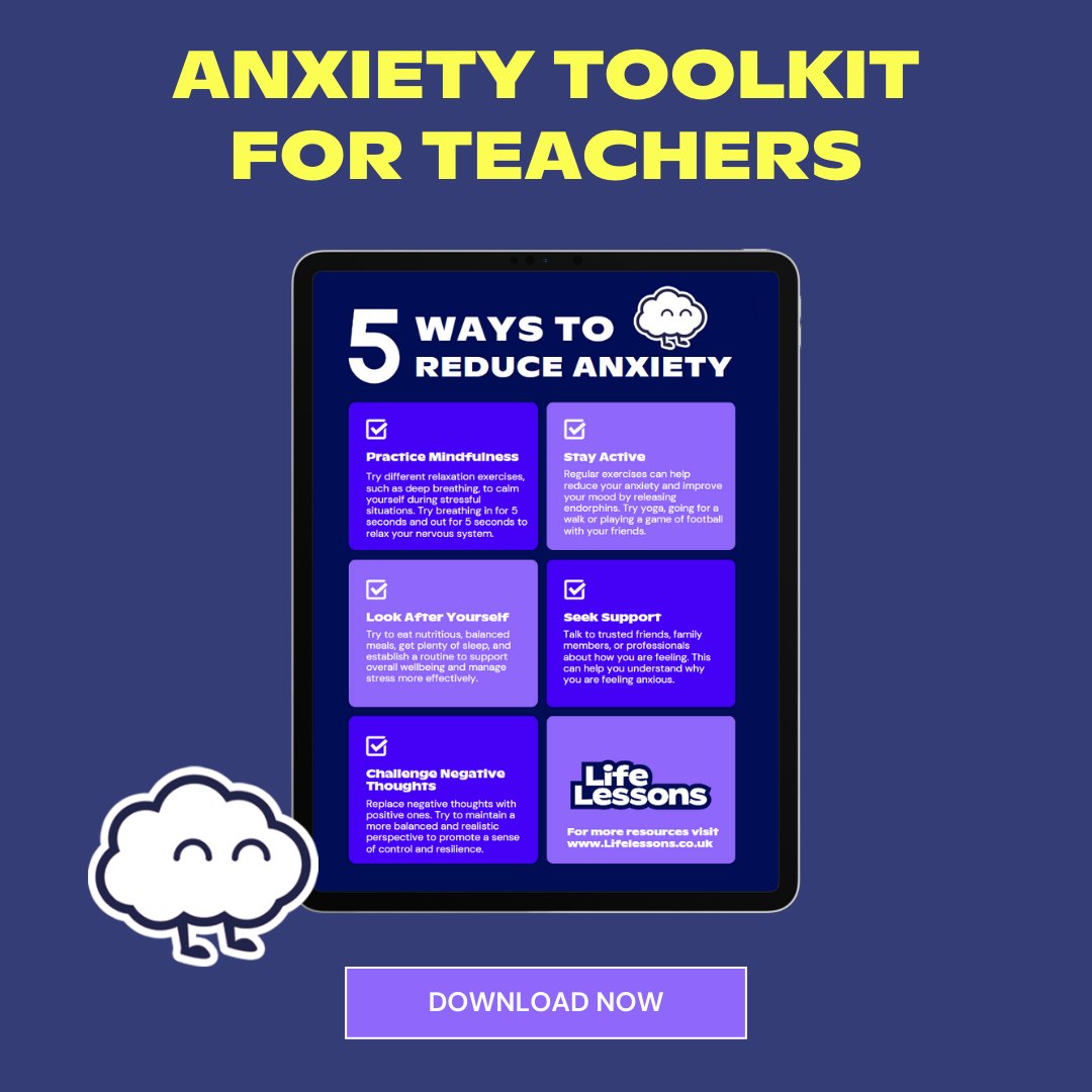 Download our #Anxiety Toolkit which includes resources on:
✅ 8 signs that someone is suffering from anxiety
✅ 5 tips to help reduce #stress 
✅ How to start a conversation about anxiety 
✅ What is emotionally-based school avoidance?

Download now 👉eu1.hubs.ly/H084NPS0