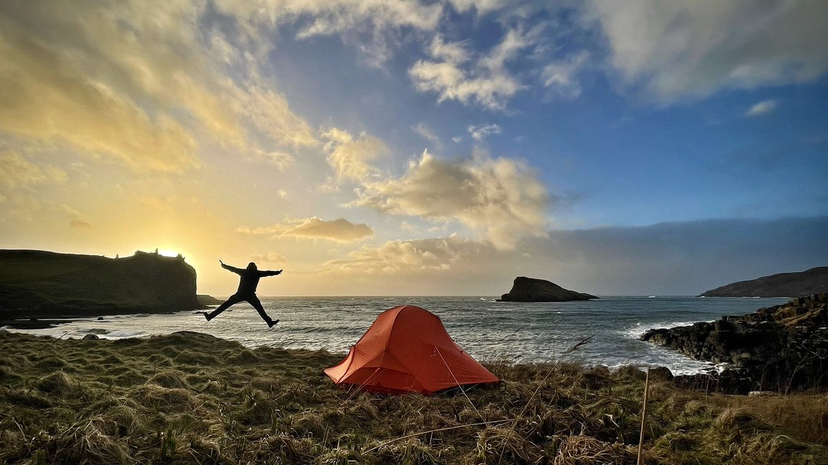 Wild camp a month
Number 87
Duntulm
Isle of Skye
Scotland 
<a href="/StormHour/">#StormHour</a>