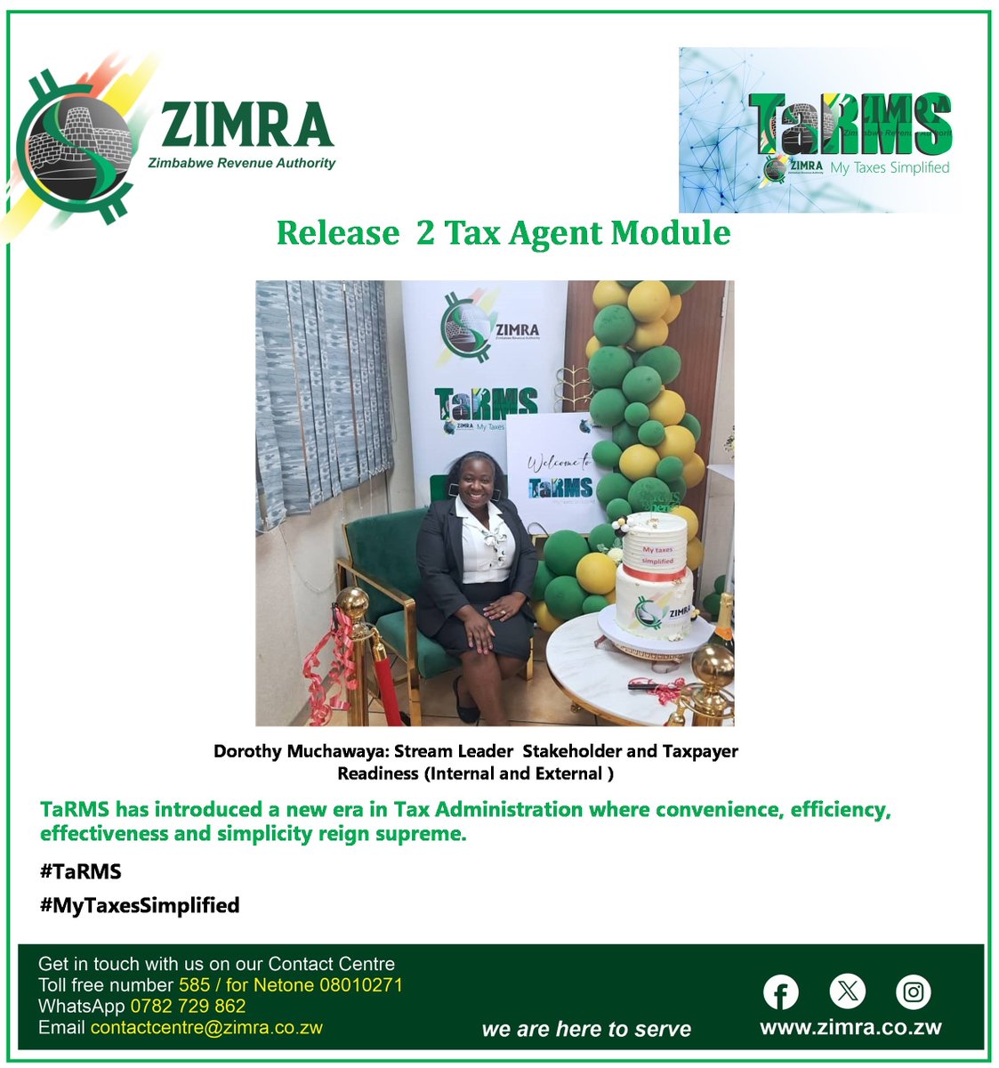TaRMS Release 2 Tax Agent Module #TaRMS