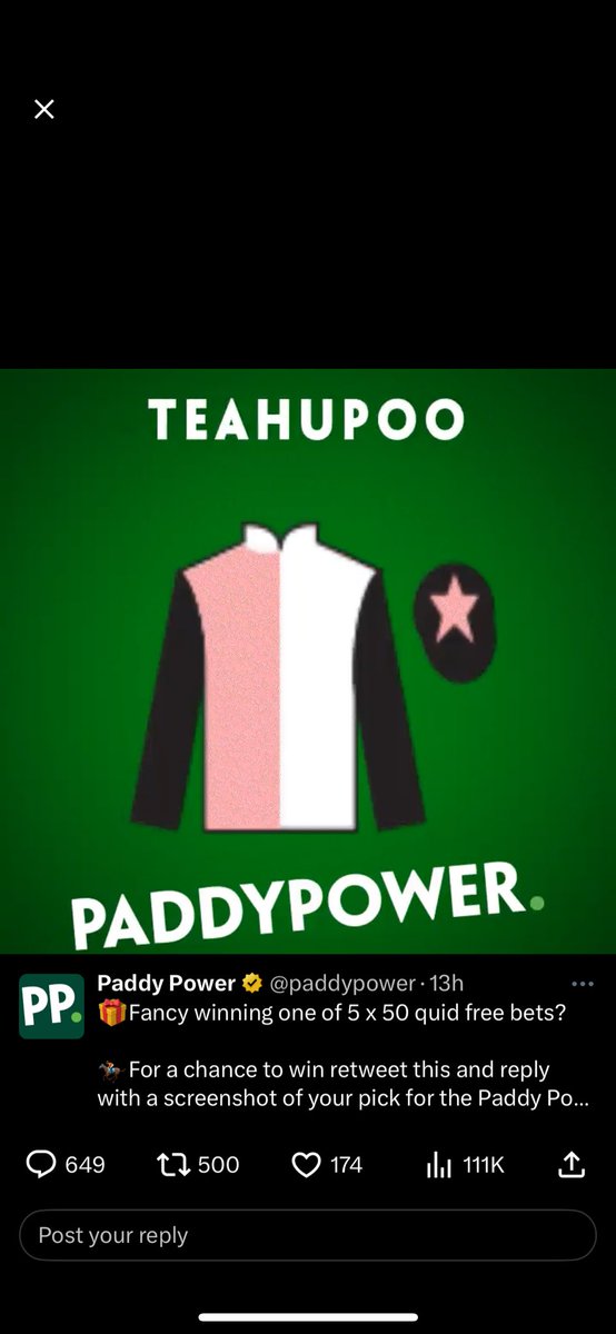 MattBird4's tweet photo. @paddypower https://t.co/HAiIvl3PQH