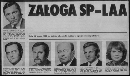 14 marca 1980 r., godz. 11:14:45 – katastrofa samolotu PLL LOT Ił-62 „Mikołaj Kopernik”😢.