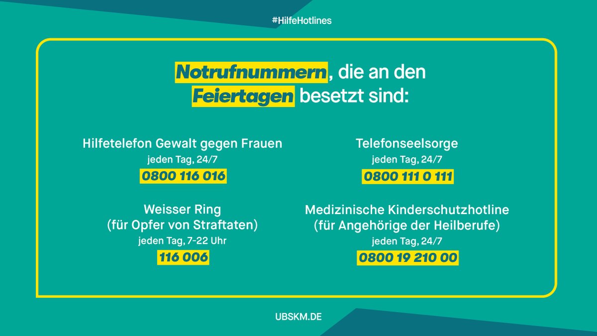 !B In vielen Bundesländern sind bereits #Osterferien. Während bei manchen damit die Freude auf die Feiertage wächst, steigt bei anderen die Angst vor (weiterer) fam. Gewalt. Deswegen: Achten Sie auf K + J in Ihrem Umfeld und nutzen Sie #Hilfeangebote, wenn ein Verdacht besteht.