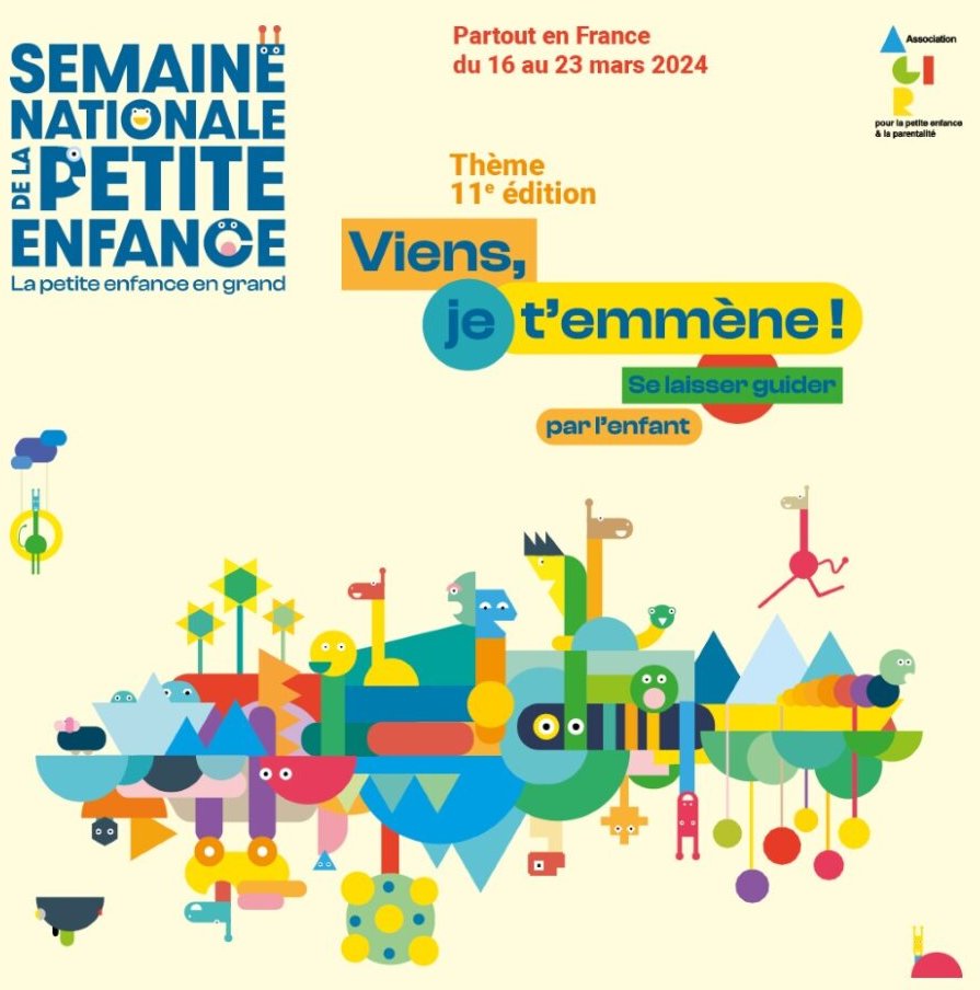 #Savethedate 🗓️

Du 16 au 23 mars, c'est le retour de la #SemainePetiteEnfance 👶 et de son riche programme de rencontres et d'animations !

Pour tout savoir sur cet événement soutenu par <a href="/cnaf_actus/">Allocations Familiales</a>

semainepetiteenfance.fr