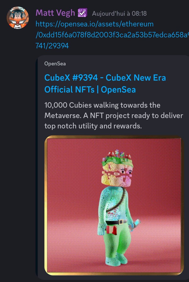 It seems it is Time, <a href="/cubexnft/">Cube X</a> built in shadow, and now WE are back for market Time ⛏️

Now that the game as been worked, revenues for holding CubeX NFT will come. 

Leader : <a href="/MattVegh/">Matt Vegh</a> 

#NFTCommunity #NFT #NFTworld