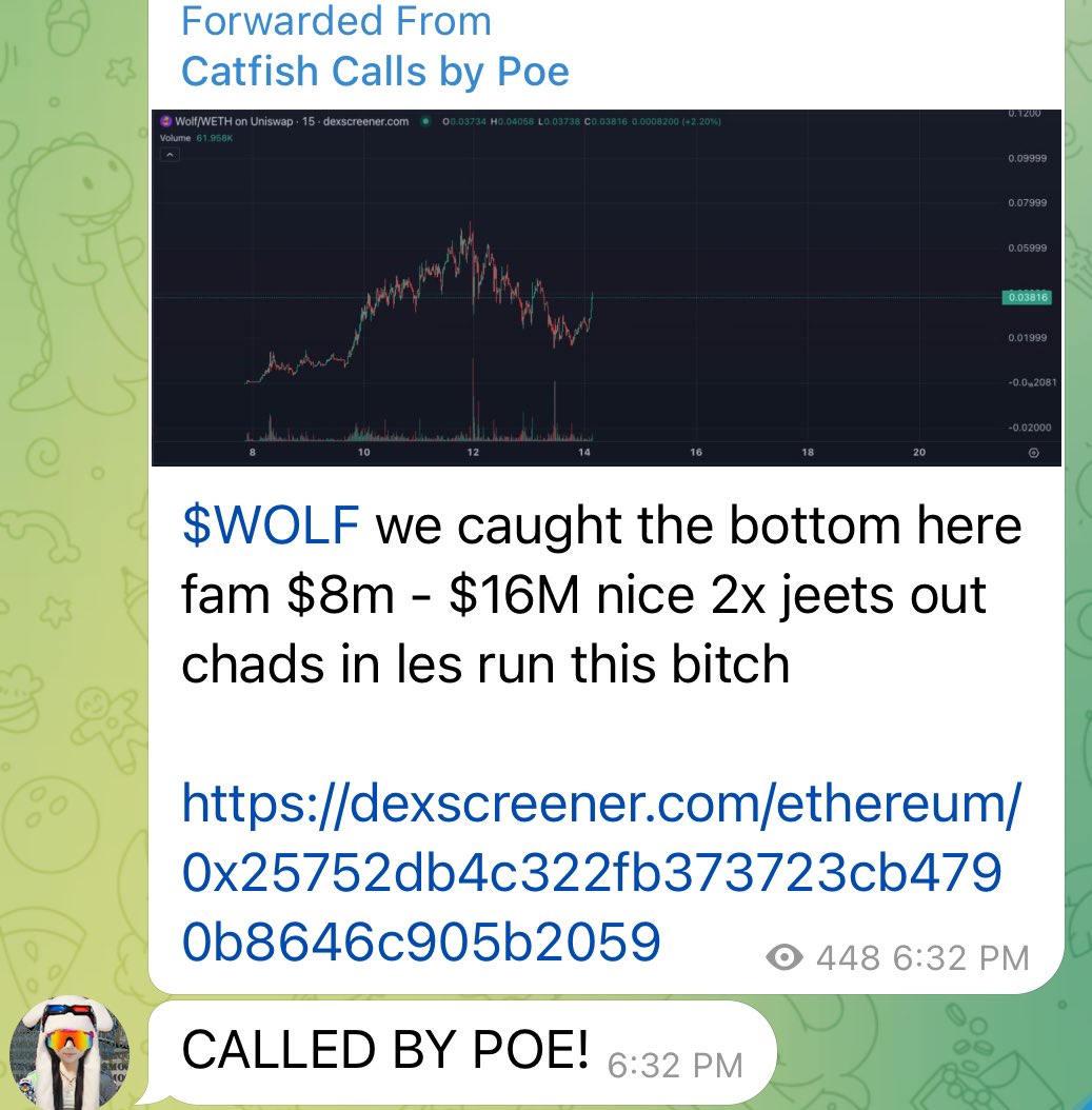 We’re doing something right fam ! The landwolf howl is being heard ! $wolf $pepe $shiba $bonk