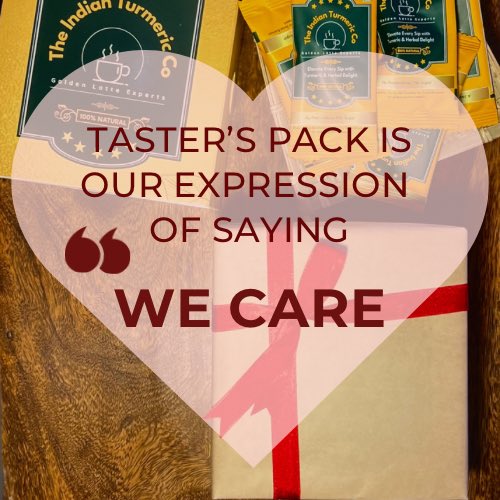 Loving and caring has no season. 

Please email us for your taster’s pack of this beautiful Golden Latte prep mix especially packed for you ❤️

#TheIndianTurmericCo
