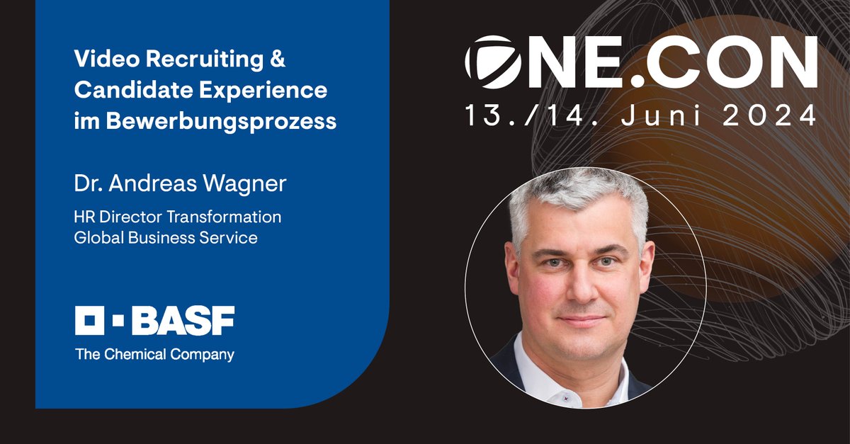 cbs_consultants's tweet photo. Ein weiterer Speaker der #cbsONECON steht fest! Andreas Wagner, #HR Director beim #Chemie Konzern BASF, beleuchtet, wie das #Unternehmen die Candidate Experience optimiert. #SAP #IT #Software #HumanExperienceManagement #HXM #Innovation https://t.co/JaHS5Kke72 https://t.co/WOJNvH1K9f