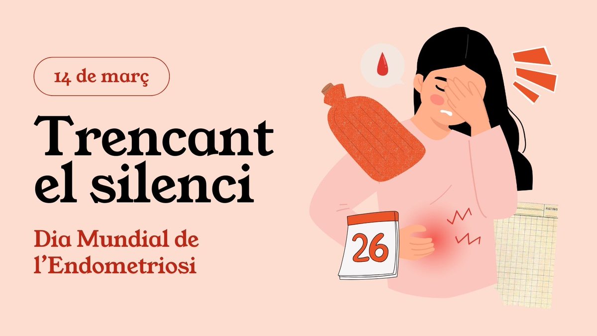 🟡Avui és el Dia Mundial de l'#Endometriosi, la malaltia ginecològica més freqüent.

🙍‍♀️ S'estima que afecta 1 de cada 10 dones en edat fèrtil.

🥼Sovint, se'n retarda el diagnòstic, ja que pot ser asimptomàtica o associar-se a dolors menstruals.

👉Per això, des de la #DdGi volem