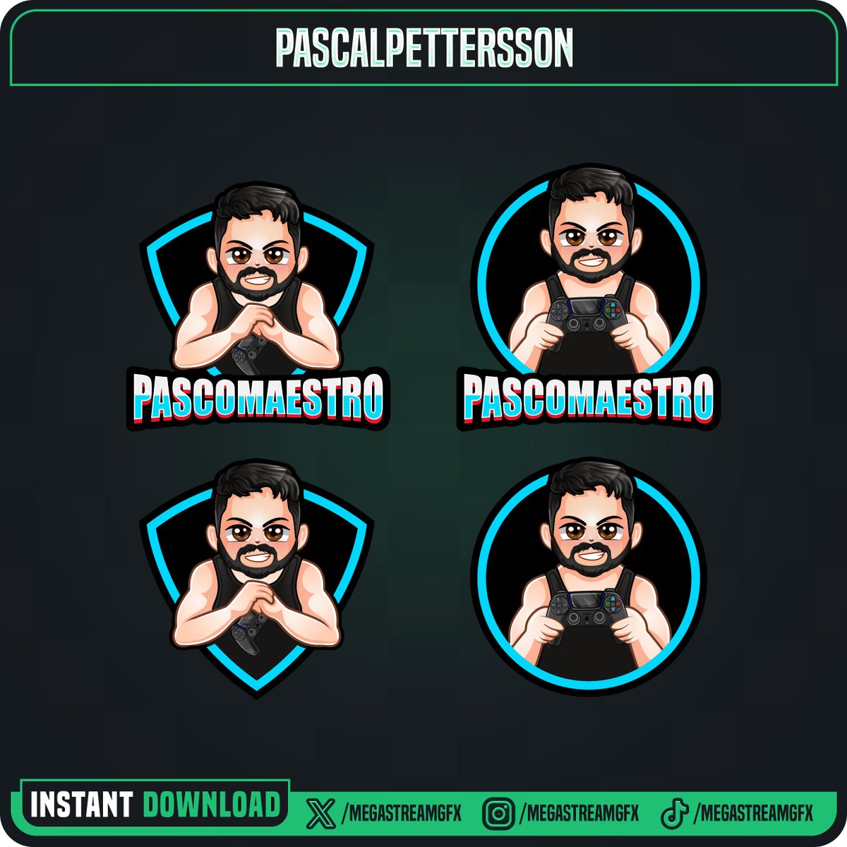 MegastreamGFX's tweet image. Custom logo for @pascomaestro ✨

Visit our shop 👉
&amp;gt; Website : tokostreamer.com/shop/
&amp;gt; Etsy : etsy.com/shop/Megastrea…

#logo #opencommissions #customscreen #TwitchStreamers #twitchaffiliate #emotes #twitchbadges #chibemotes #customlogo #chibi  #opencommission #Twitchlogo