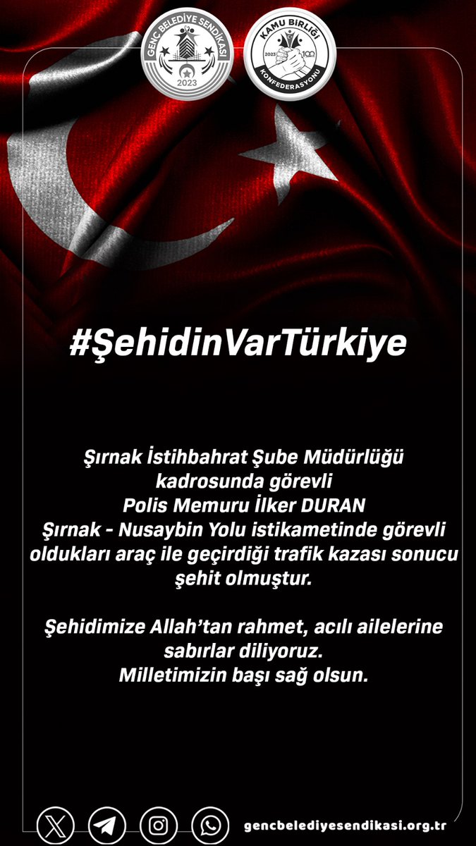 BAŞIMIZ SAĞOLSUN #şehidinvartürkiye