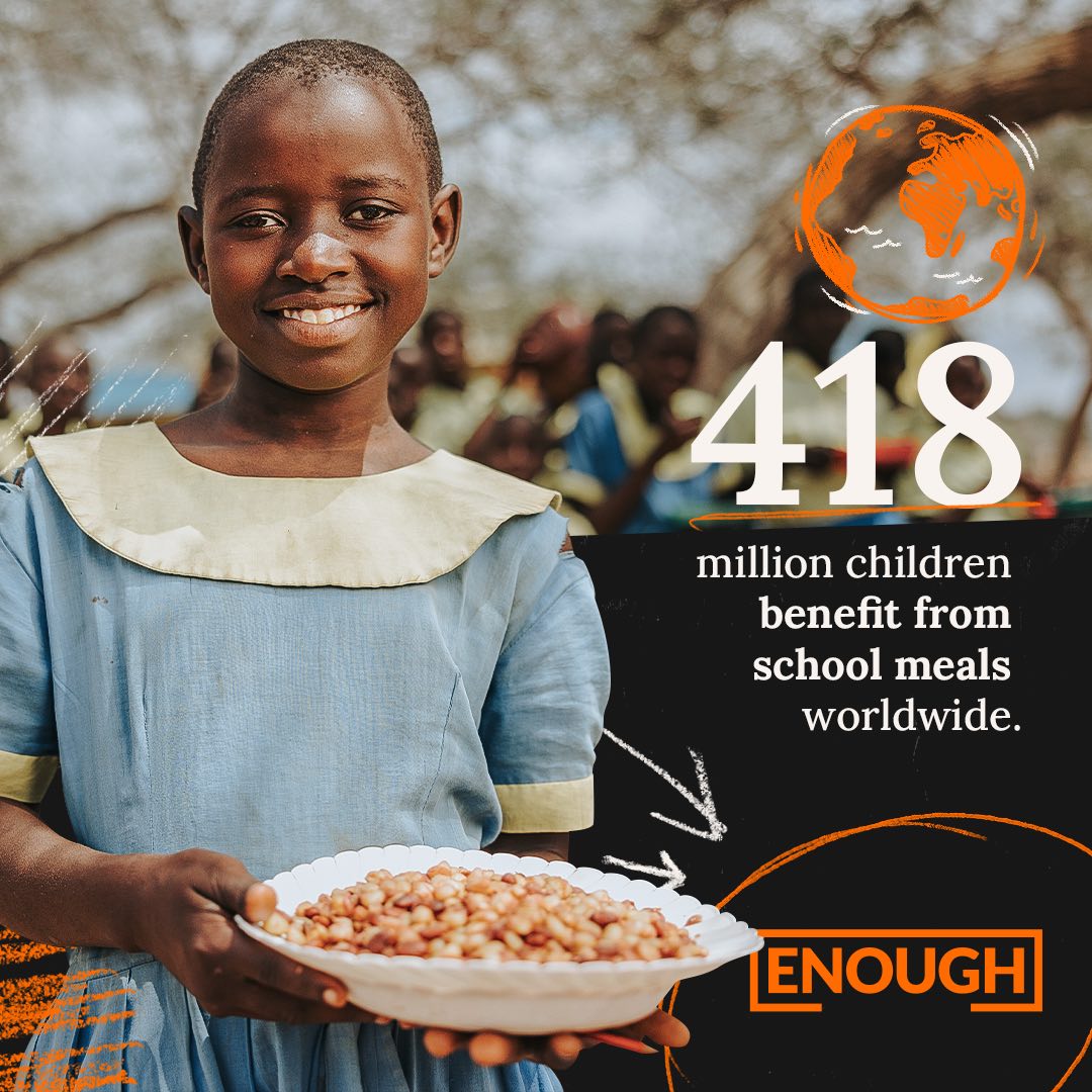 #SchoolMeals 👏 can 👏 change 👏 the world 👏 It’s not just about nutrition, they encourage girls to stay in school, keeping them safe from #ChildMarriage, &amp; prevent children from being forced into #ChildLabour. #ENOUGH #ISMD2024 #EastAfrica <a href="/WorldVision/">World Vision</a>  
wvi.org/school-meals