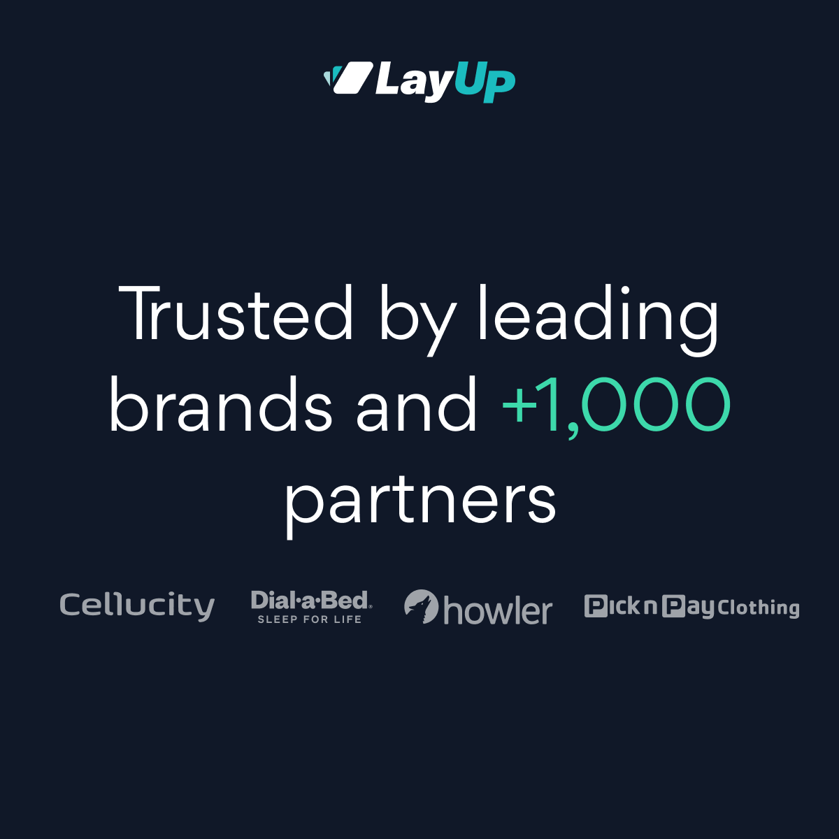 LayUpPayments's tweet photo. Join over +1,000 partners and leading brands who trust @LayUpPayments' #B2B offering for zero-interest, debt-free recurring payment solutions. 💼✨

Get started! https://t.co/ulOHNWhnQF https://t.co/VC4JFbGXsN