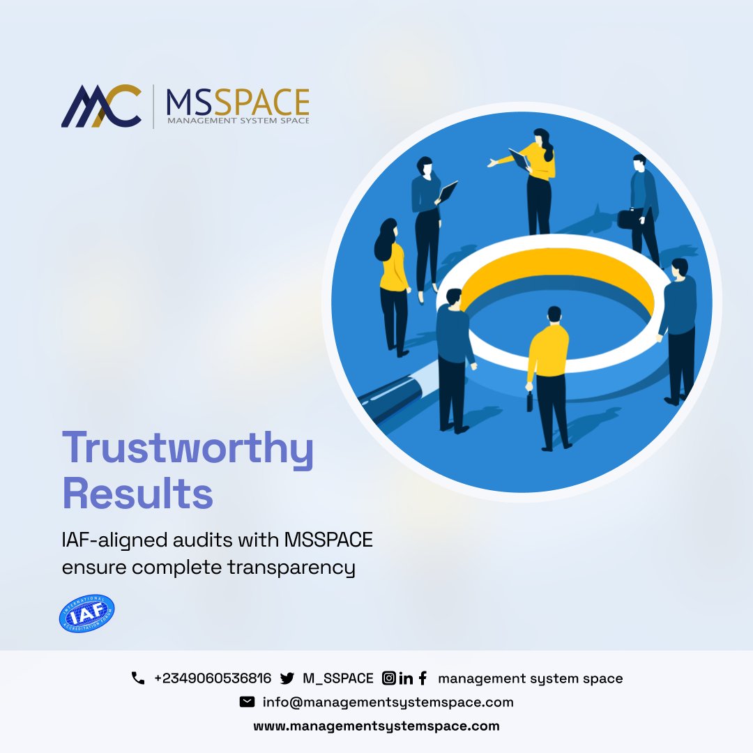 M_SSPACE's tweet photo. Introducing MSSPACE: Your Solution for Simplified Compliance Audits!
Experience unified framework aligning with IAF and ISO standards, effortless efficiency, and stellar support.
Join early access now! #MSSPACE #ComplianceAudits #IAF #ISO
Sign up here: https://t.co/rQJSuwPqQ4 https://t.co/LSXqjxR9Tl