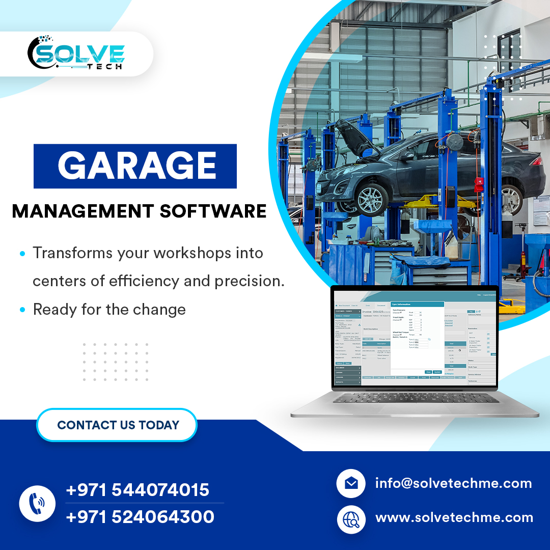 SolveTechLLC's tweet image. 🔧Upgrade your garage with SolveTech Management Software in Dubai, UAE!🚗

Key Features:
✅Easy scheduling
✅Simple inventory
✅Fast billing
✅Customer tracking

Ready for a demo? Contact us!
📞 +971 524064300
📧 info@solvetechme.com
🔗solvetechme.com/garage-managem…

#GarageManagement