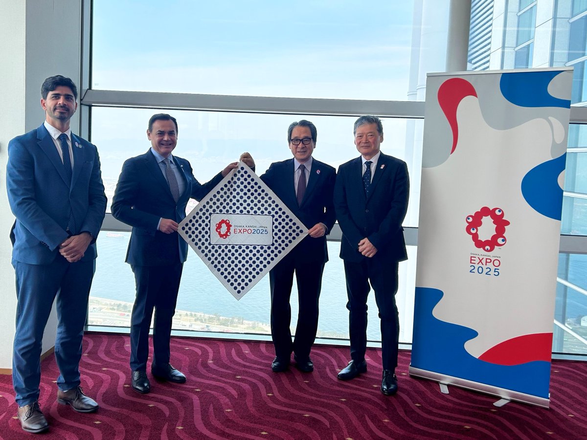 On Mar. 14, Secretary General ISHIGE had a meeting about preparations for the Expo with guests from Paraguay 🇵🇾, led by Foreign Minister RAMÍREZ 🤝
We look forward to visiting their exhibition✨
#EXPO2025isComing #EXPO2025 #Paraguay