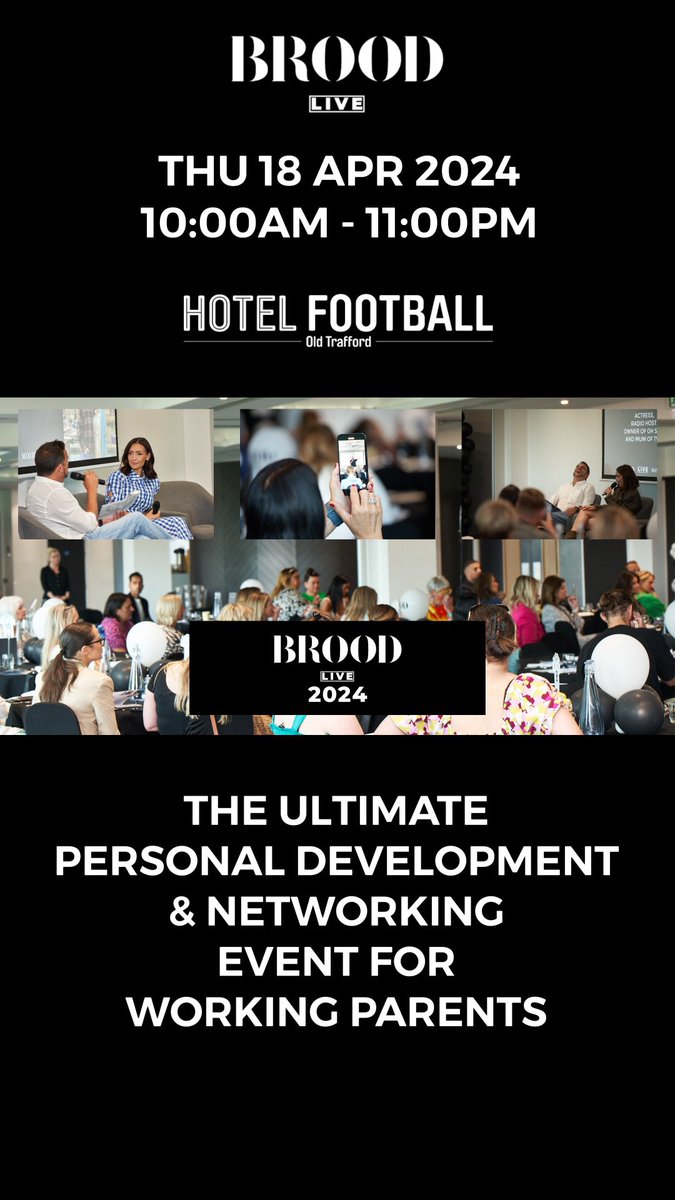 Will you be joining us? broodlive.com #Manchester #hotelfootball #parenting #parentsinbusiness #goals #OldTrafford