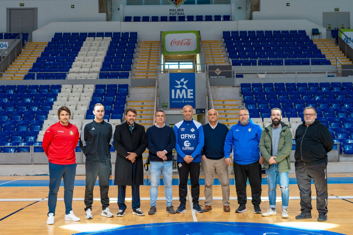 ⚽️ Proyecto ‘𝗙𝗢𝗥𝗠𝗔𝗖𝗜𝗢́𝗡 𝗜𝗧𝗜𝗡𝗘𝗥𝗔𝗡𝗧𝗘 𝗘𝗡𝗧𝗥𝗘𝗡𝗔𝗗𝗢𝗥𝗘𝗦 <a href="/rfef/">RFEF</a>’ 

🏁Parada en el <a href="/PalmaFutsal/">Illes Balears Palma Futsal</a> que entrena <a href="/AVadillo4/">Antonio Vadillo</a>

🙋🏻‍♂️ <a href="/JorgeAlonsillo/">Jorge Alonso</a>
🙋🏻‍♂️ <a href="/FEDECS15/">Fede Carbonell</a>
🙋🏻‍♂️ <a href="/jesusvaliente96/">Jesús Valiente</a>
🙋🏻‍♂️ <a href="/MiquelVidal64/">Miquel Vidal</a>
🙋🏻‍♂️ Enrique Leston 

Gracias por hacernos sentir como en casa👌