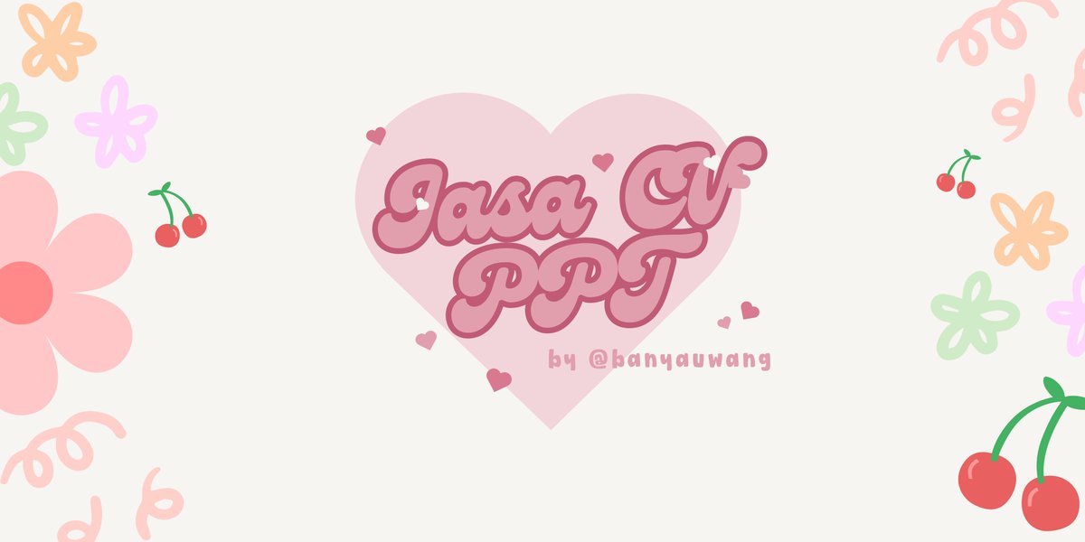 bibi! Jasa CV & PPT ⋆˚✿˖° tweet media