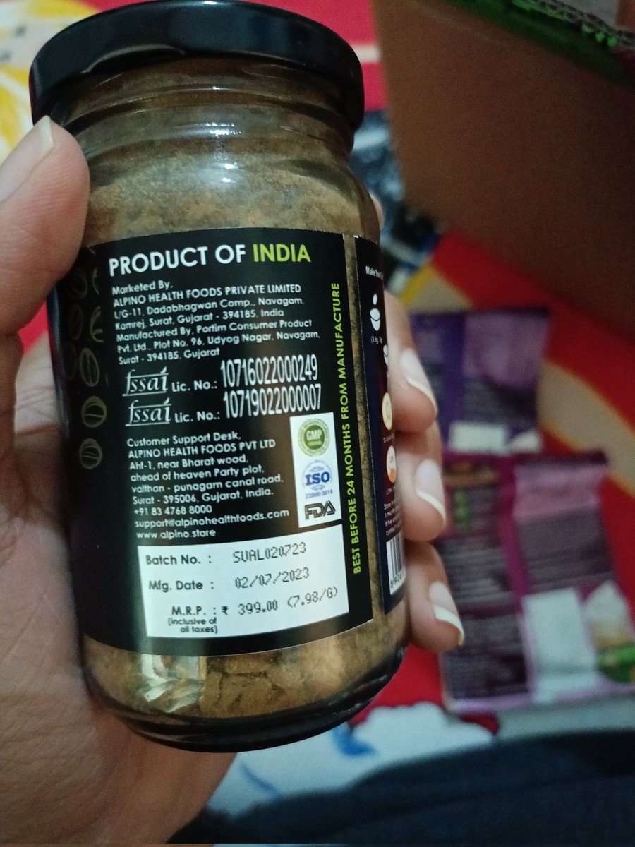 hacknj's tweet photo. @AlpinoHFoods I have made an order of coffee from your website and from premium subscription I have received peanut butter as well, and you guys have sent nearly expiring products.

There is no way to reach to your support, I feel like scammed. https://t.co/F6eSkxKlGn