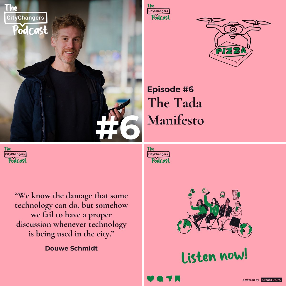 Can we ensure that a ‘smart city’ is also fair, diverse & ethical?⚖️🌈 On the latest @CityChangersOrg Podcast, Douwe Schmidt from the city of Amsterdam talks about the thorny issues cities face when implementing technological solutions. 🎧 Tune in! 💖 citychangers.org/citychangers-p… 💚