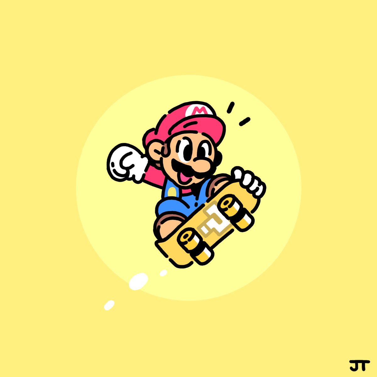 マリオ 「 Marioboard  」|James Turnerのイラスト