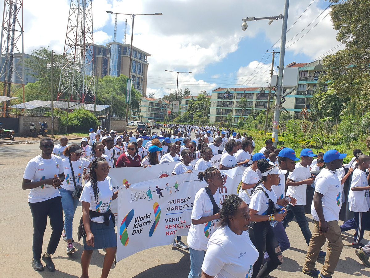 Kidney disease doesn't respect social status | Age | Gender, it ravages all in equal measure and its imperative that we all attended medical checkups regularly Dr. Sigalai - Director of Medical Services @KNH_hospital #KidneyHealthForAll #WorldKidneyDay2024