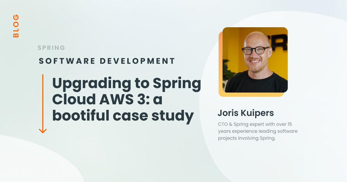 Trifork Amsterdam (@triforkams) on Twitter photo ⚒️ Dive into the evolution of our AWS platform for <a href="/NLLoterij/">Nederlandse Loterij</a> with <a href="/jkuipers/">Joris Kuipers</a> insights on upgrading from Spring Cloud AWS 2.4 to 3.x.
Read here 👉🏼 trifork.nl/blog/upgrading… ⚒️ Dive into the evolution of our AWS platform for <a href="/NLLoterij/">Nederlandse Loterij</a> with <a href="/jkuipers/">Joris Kuipers</a> insights on upgrading from Spring Cloud AWS 2.4 to 3.x.
Read here 👉🏼 trifork.nl/blog/upgrading…