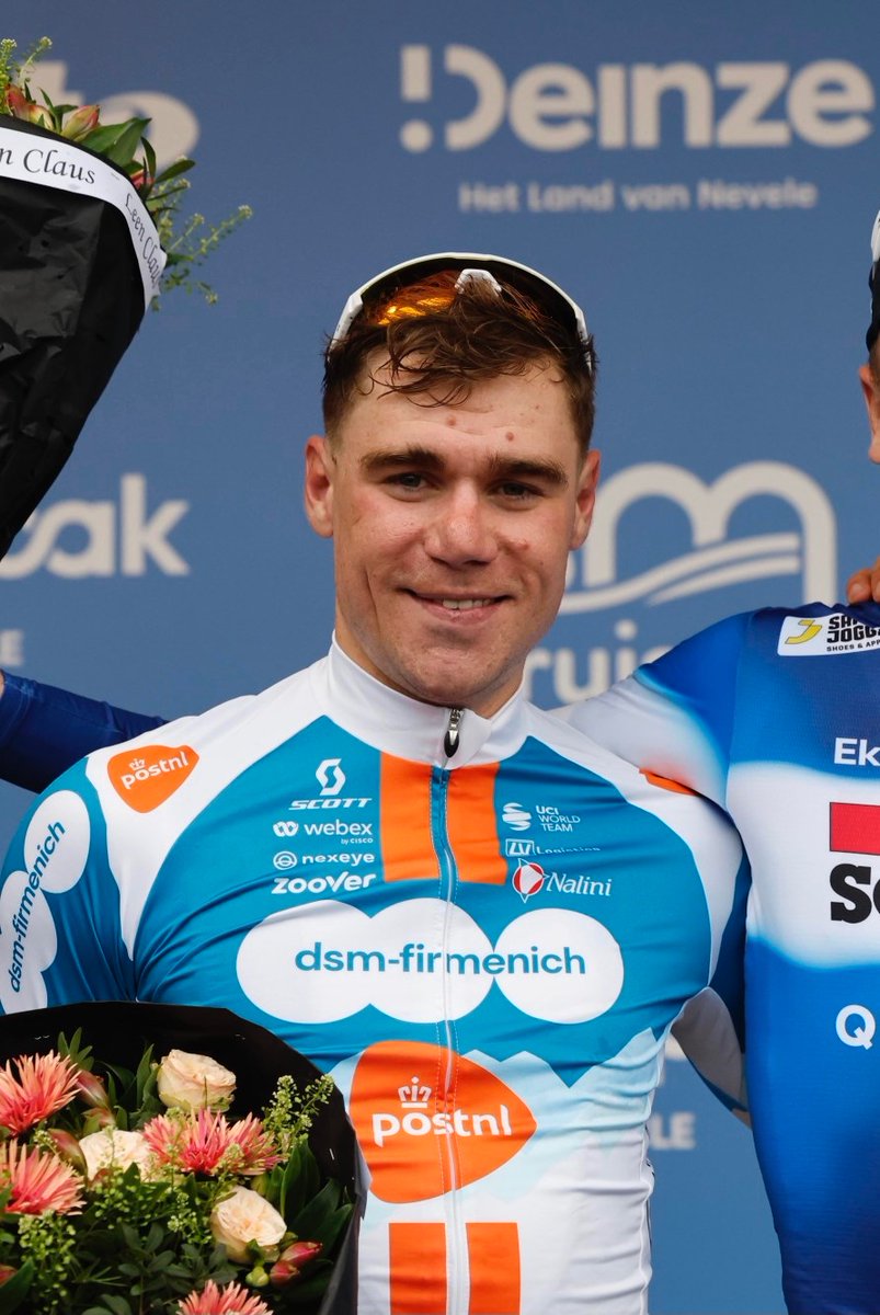 My 3 favorite sprinters had darn solid days at #NokereKoerse yesterday, but I have to emphasize just how happy I was with @FabioJakobsen’s 🥈podium. Such a strong finish!

And it did me good seeing him happy in the post-race interview. I want nothing but the best for this man.