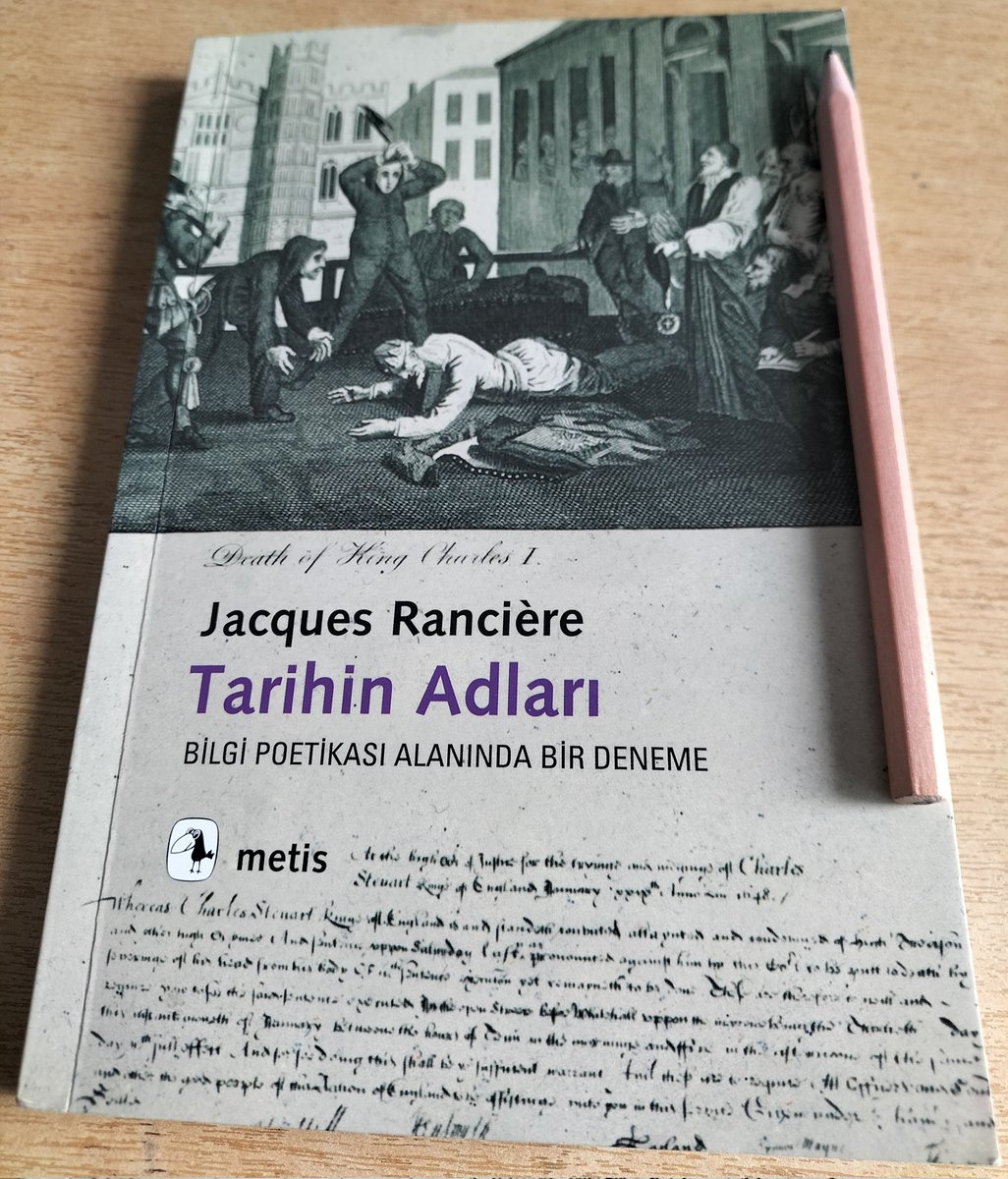 esra_kinsun's tweet photo. "Toplum içinde yaşayan, konuşan varlıklarda hayatın fazlalığı, öncelikle sözün fazlalığıdır."

Jacques Ranciere/ Tarihin Adları
#metiskitap https://t.co/ZufvKyufiA