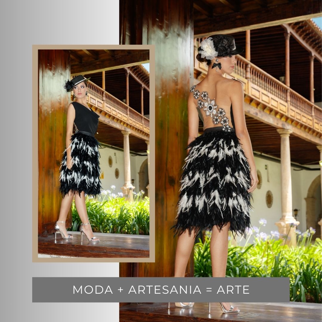 🌺[JaviLar Woman]🌺 La armoniosa fusión entre artesanía canaria y las tendencias de la moda contemporánea. Cada puntada, se entrelazan siglos de tradición con el vanguardismo del presente.  Una oda a la belleza eterna que trasciende fronteras y épocas. 
#ArtesaníaCanaria #Moda