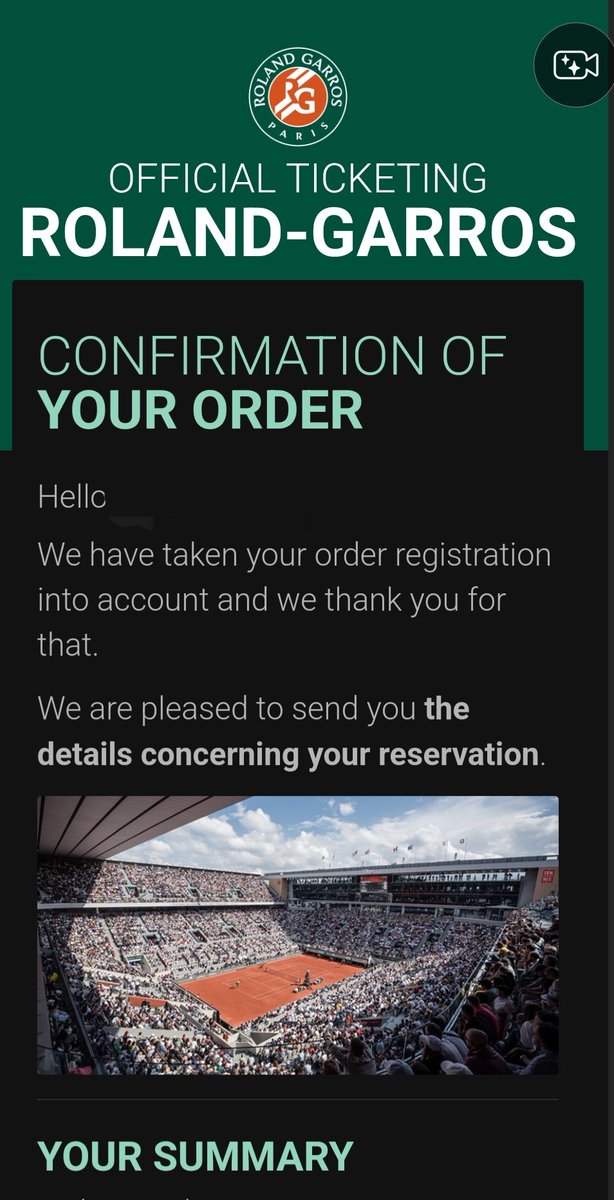 edyung268's tweet photo. Hello to those looking for tickets of Roland Garros 2024 I have extra tickets for either 29 or 30 May night session (round 2) on Court Philippe-Chatrier.  Please DM me.
#RolandGarros2024 https://t.co/kkgliVDNjj