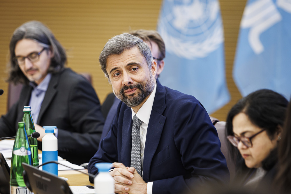 #ClimateChange is making water ever scarcer - and strategically important.

Chairing my first <a href="/UN_Water/">UN-Water</a> meeting, we approved a UN-wide strategy on water and sanitation. This will involved a strong collaboration between UN agencies, NGOs, civil society and the private sector.