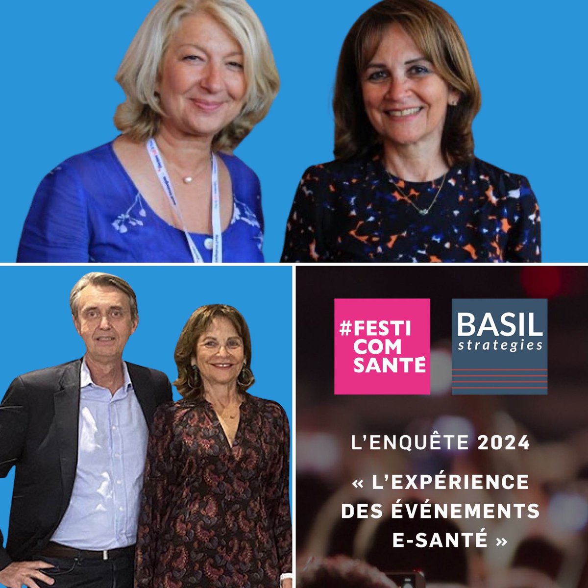 Des événements #esante il y en a de plus en plus et j’adore les animer. Comment les améliorer ? Quelles sont vos attentes ? Exprimez vous dans la 1ere enquête nationale, grâce à @FestiComSante et @Basilstrategies partenaires de longue date!